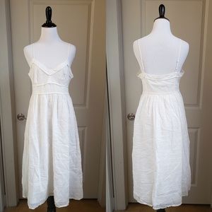 Cooperative Cotton Spaghetti Strap Midi Dress, 6